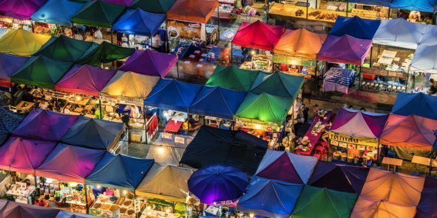 Bangkok marknad