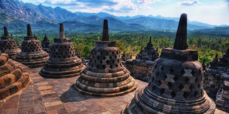 Borobudur på Java